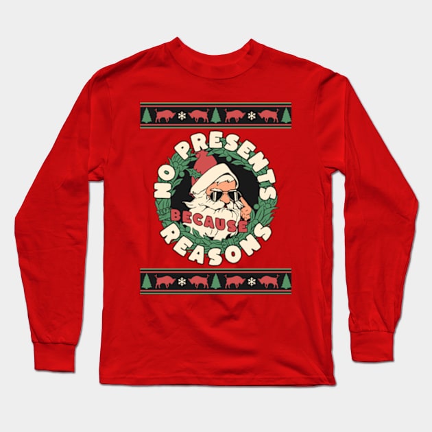 Max Secret Santa Long Sleeve T-Shirt by Worldengine